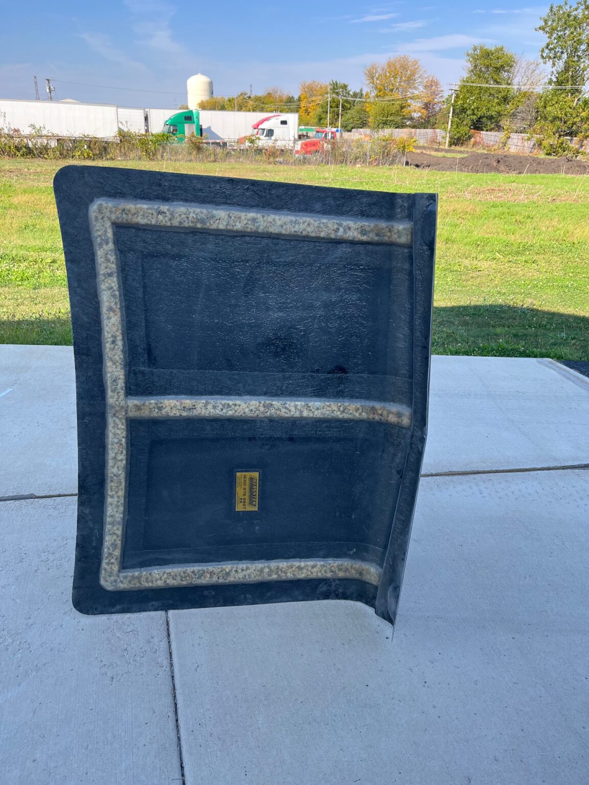 1962 Impala Pin-On Fiberglass Trunk Lid (One Tail Light Marking On Each Side Of Trunk) - Glasstek T1020 - view 3