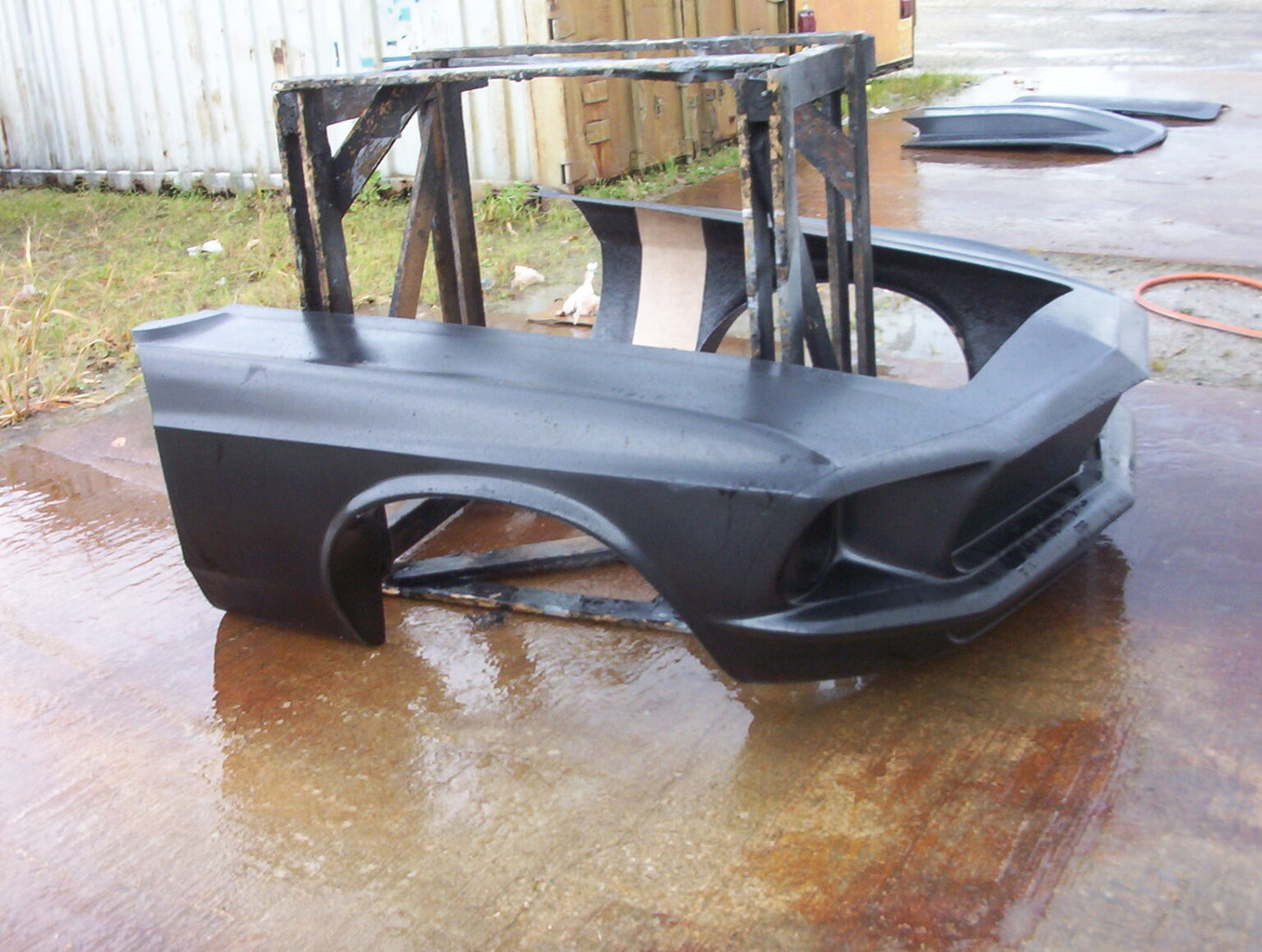 1969 Mustang Pro Fiberglass Front End (Fits 70) - Glasstek GF057 - view 3