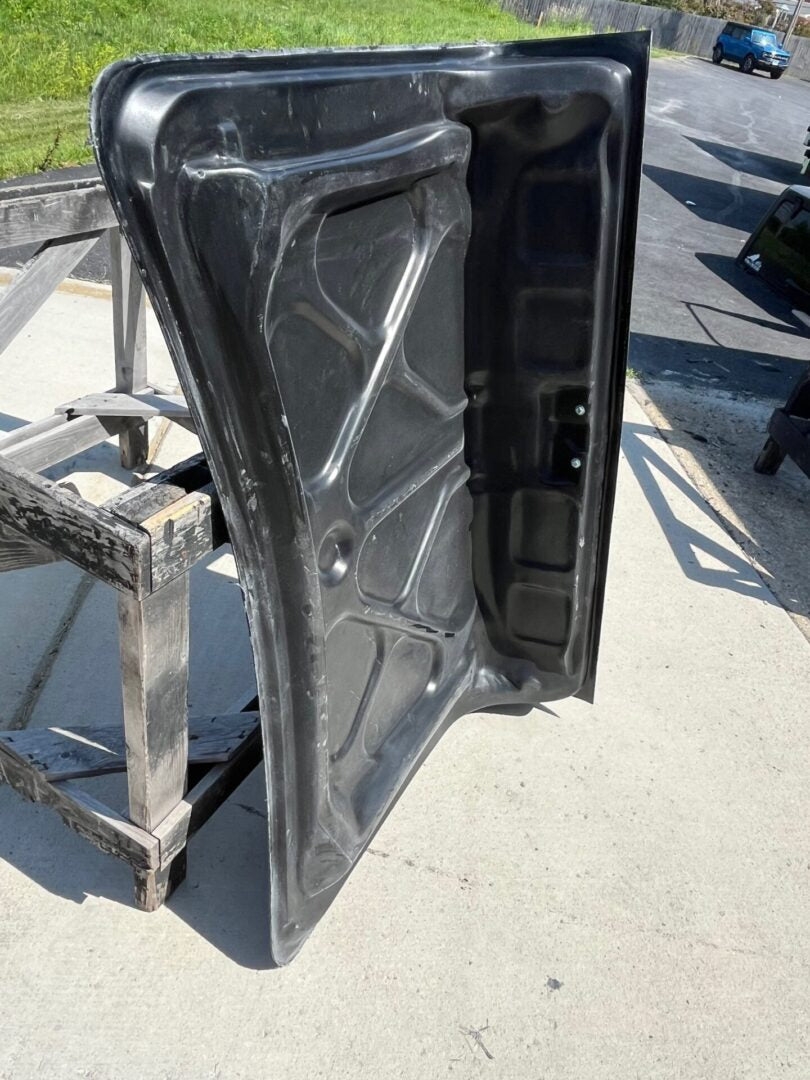 1969 Roadrunner Bolt-On Fiberglass Trunk Lid - Glasstek T7032 - view 4