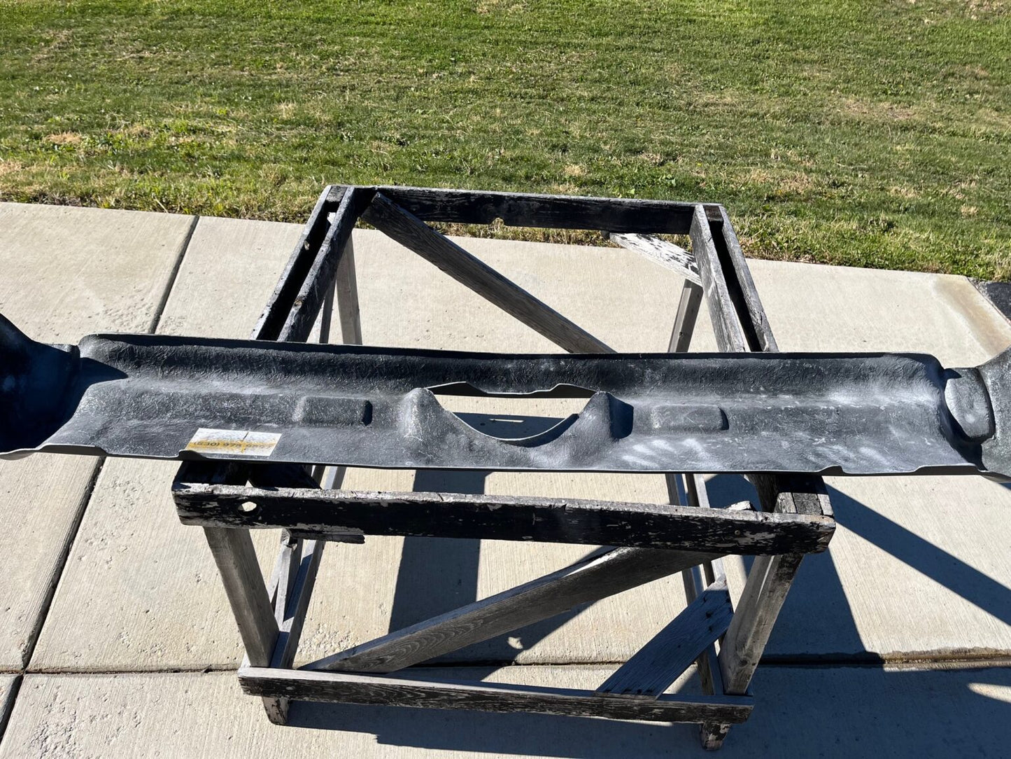 1970-1972 Monte Carlo Rear Fiberglass Bumper - Glasstek B1047 - view 3
