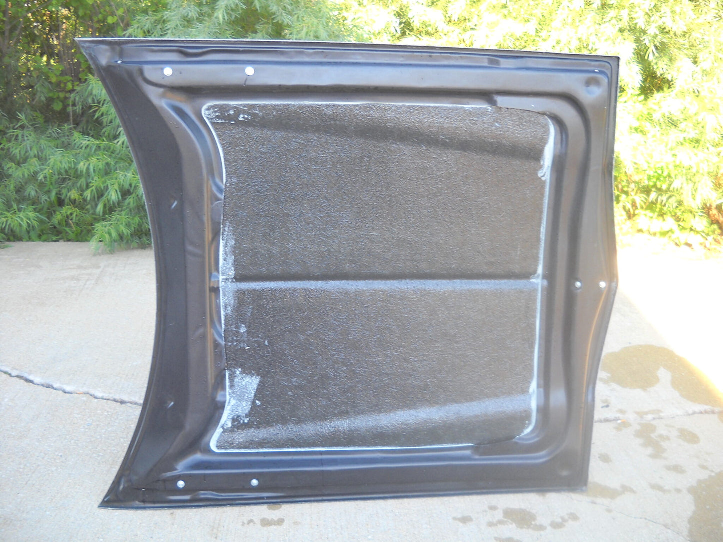 1972 Torino / Ranchero Stock Flat Bolt-On Fiberglass Hood - Glasstek H9095 - view 3