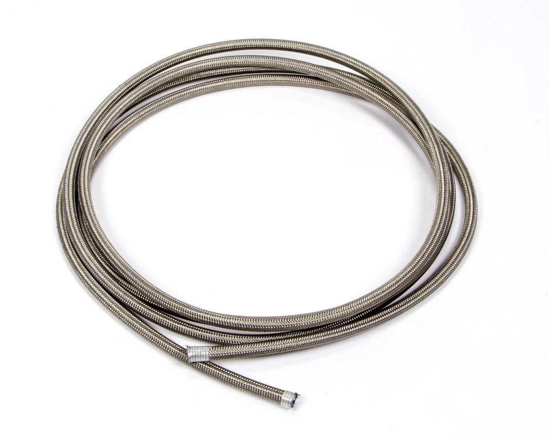 Aeroquip Hose - PTFE Racing Hose - 4 AN - 10 ft - Braided Stainless / PTFE - Natural - Each