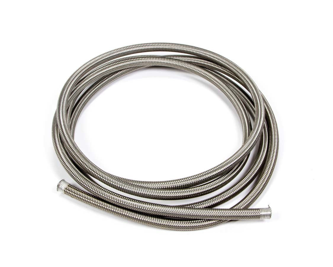 Aeroquip Hose - PTFE Racing Hose - 6 AN - 10 ft - Braided Stainless / PTFE - Natural - Each