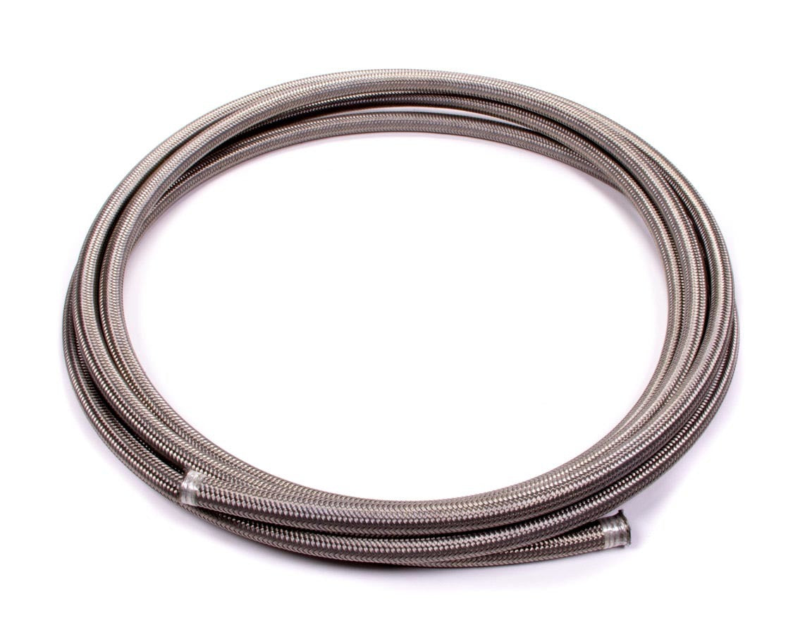Aeroquip Hose - PTFE Racing Hose - 8 AN - 15 ft - Braided Stainless / PTFE - Natural - Each