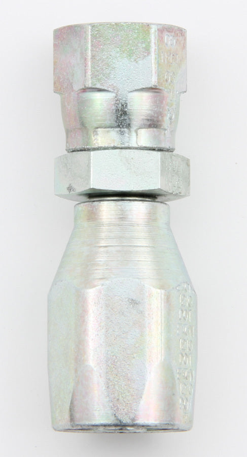 Aeroquip Fitting - Hose End - AQP High Pressure - Straight - 6 AN Hose to 9/16-18 in Female - Steel - Natural - Each