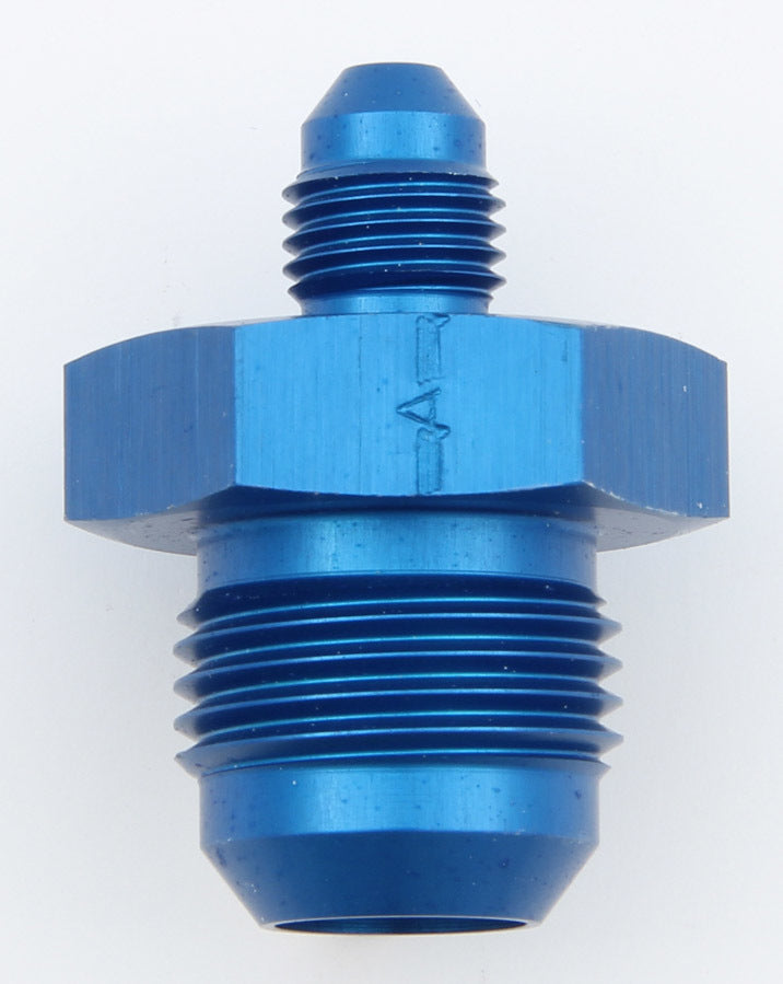 Aeroquip Fitting - Adapter - Straight - 10 AN Male to 4 AN Male - Aluminum - Blue Anodized - Each