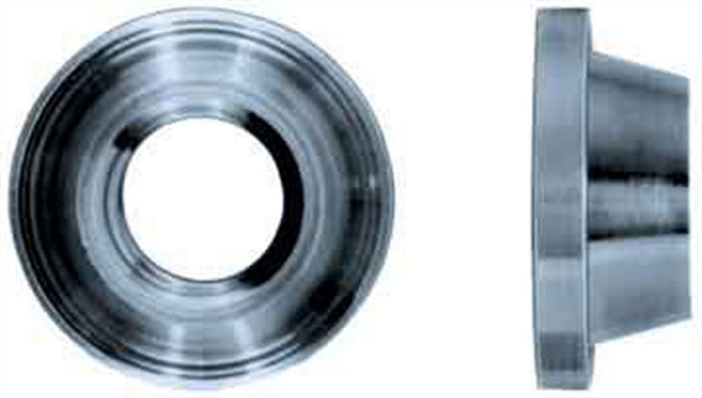 Aeroquip Tank Bung - Weld-On - 10 AN Female - 1.87 in Diameter - 0.75 in Thick - Aluminum - Natural - Each