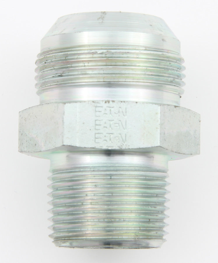 Aeroquip Fitting - Adapter - Straight - 20 AN Male to 1 in NPT Male - Steel - Zinc Oxide - Each