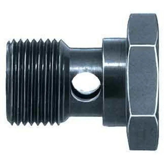 Aeroquip Banjo Bolt - Single Banjo - 3/8-24 in Thread - Steel - Zinc Plated - Each