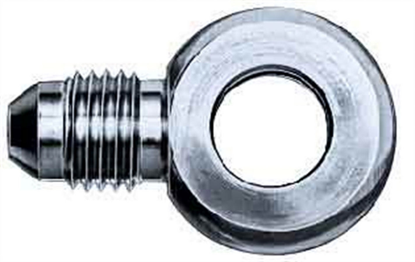 Aeroquip Fitting - Adapter Banjo - Straight - 3 AN Male to 3/8 in Banjo - Steel - Zinc Oxide - Pair