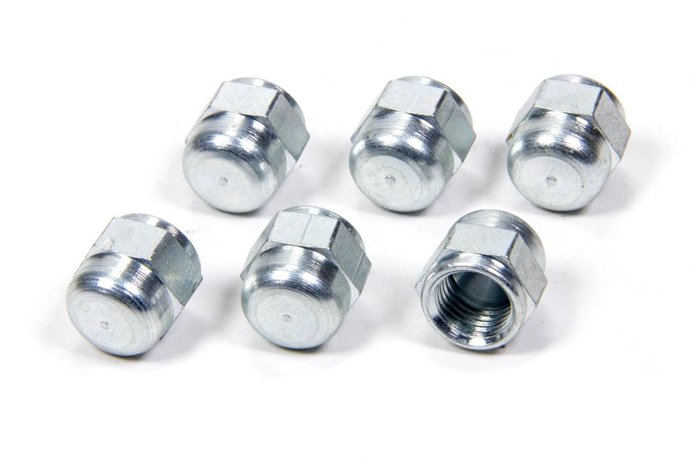 Aeroquip Fitting - Cap - 4 AN - Steel - Zinc Oxide - Set of 6