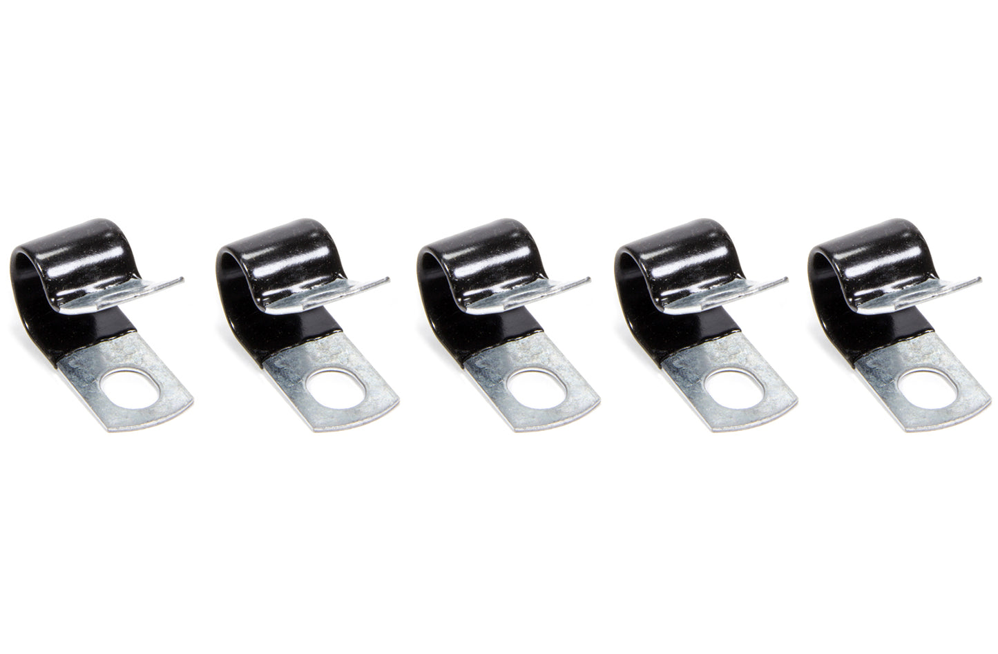 Aeroquip Line Clamp - Adel - 0.5 in ID - Vinyl Coated - Steel - Set of 5