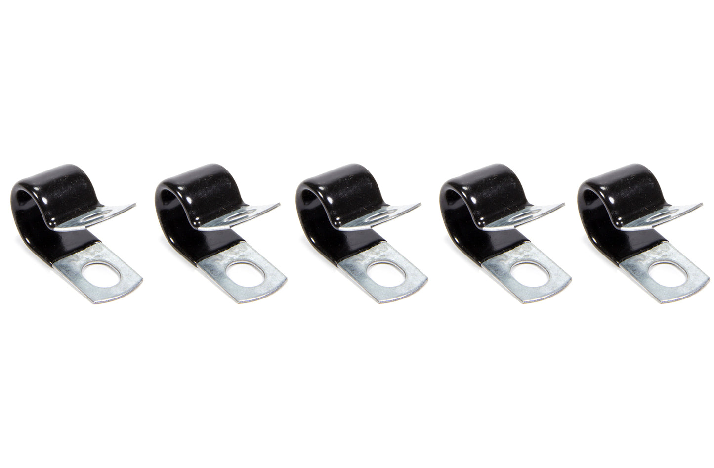 Aeroquip Line Clamp - Adel - 0.56 in ID - Vinyl Coated - Steel - Set of 5