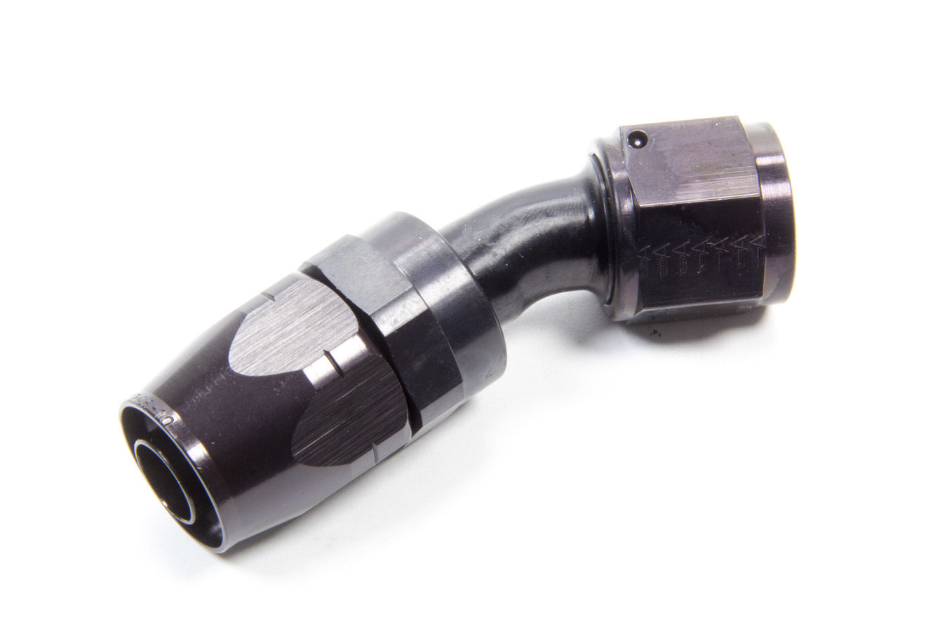 Aeroquip Fitting - Hose End - AQP/Startlite - 30 Degree - 10 AN Hose to 10 AN Female Swivel - Aluminum - Black