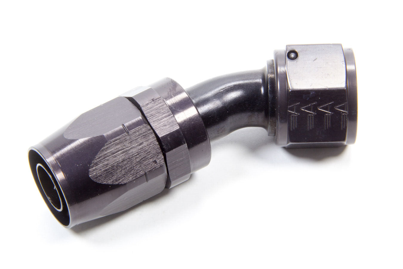 Aeroquip Fitting - Hose End - AQP/Startlite - 30 Degree - 12 AN Hose to 12 AN Female Swivel - Aluminum - Black