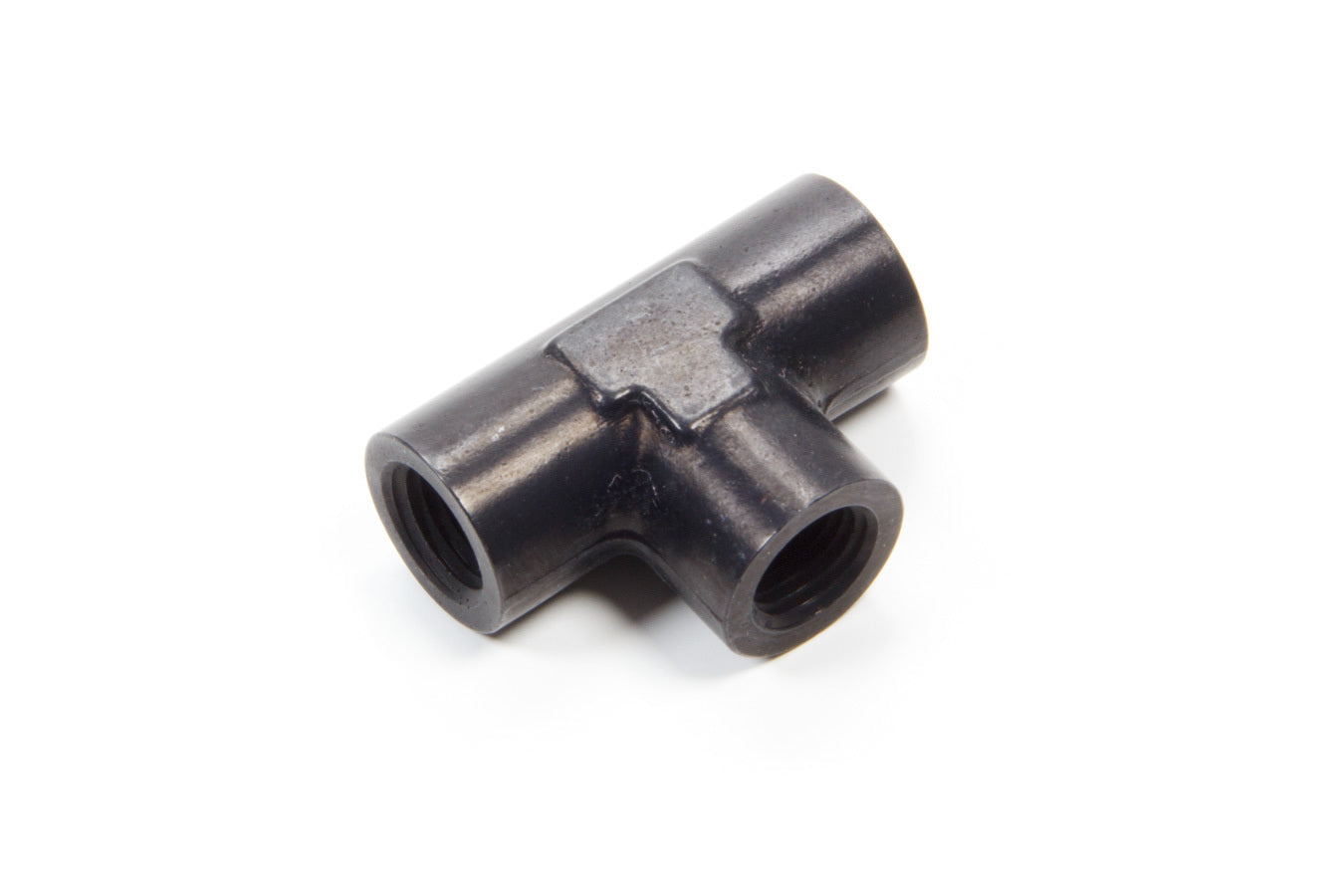 Aeroquip Fitting - Adapter Tee - 1/4 in NPT Female x 1/4 in NPT Female x 1/4 in NPT Female - Aluminum - Black Anodized