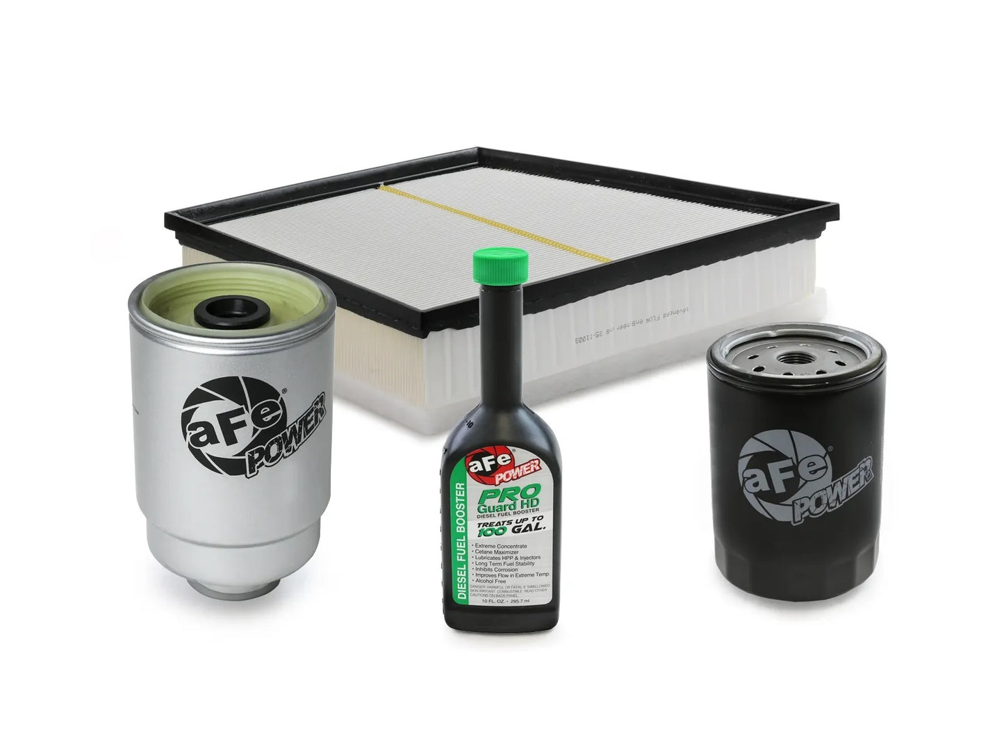 Afe Power Filter Fluid Pack - PROGUARD - Air Filter / Fuel Additive / Fuel Filter / Fuel Water Separator / Oil Filter