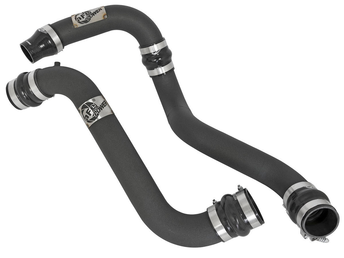 Afe Power Intercooler Pipe - BladeRunner - Aluminum - Black Powder Coat - Turbocharger to Intercooler - GM Duramax
