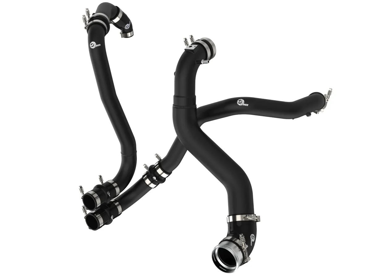 Afe Power Intercooler Pipe - BladeRunner - Aluminum - Black Powder Coat - Turbocharger to Intercooler - Ford EcoBoost