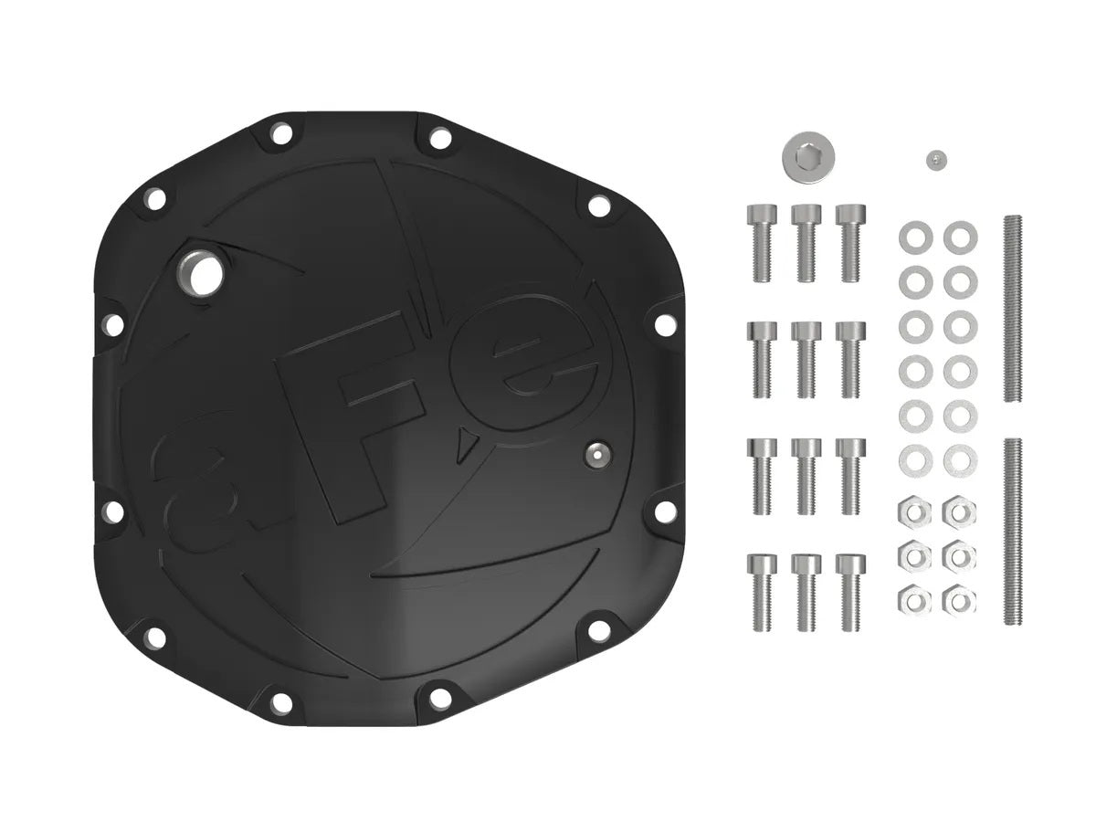 Afe Power Differential Cover - Pro Series - Cast Iron - Black Powder Coat - Dana M220 - Jeep Gladiator JT 2020-25 /