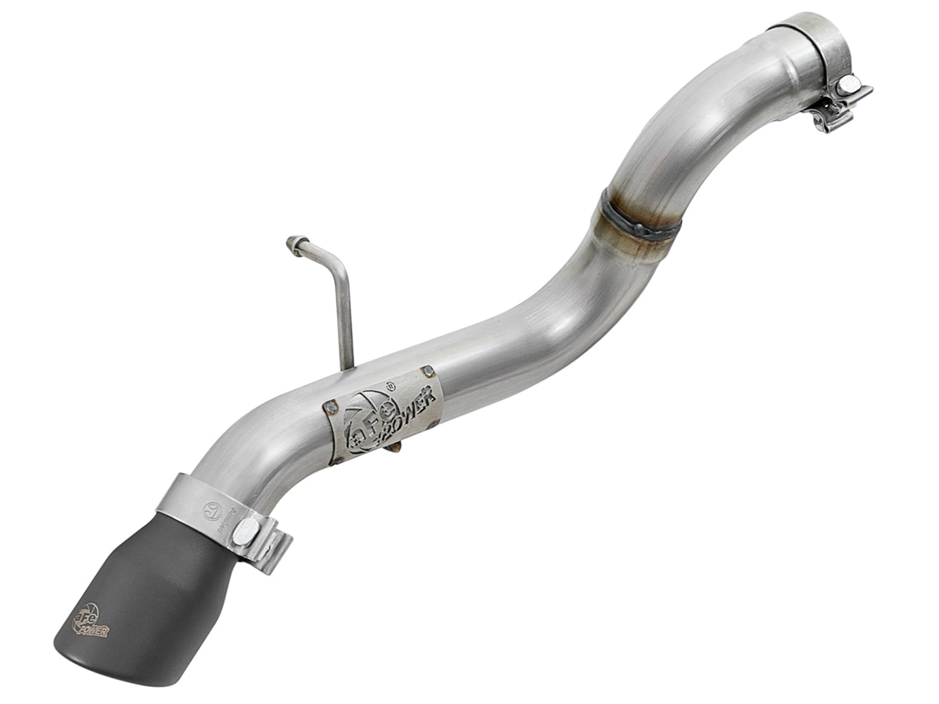 Afe Power Exhaust System - MACH Force-Xp - Axle-Back - 2-1/2 in Diameter - Single Rear Exit - 3-1/2 in Black Tip -