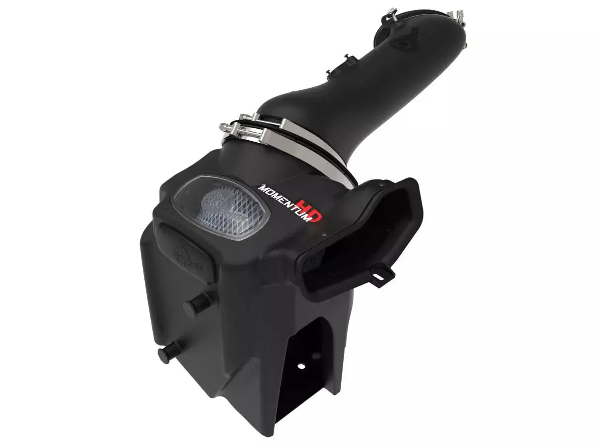 Afe Power Air Induction System - Momentum HD - Reusable Oiled Filter - Plastic - Black - Ford PowerStroke - Ford