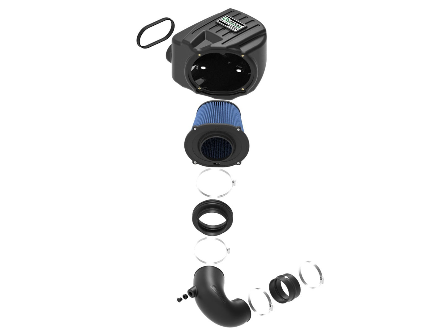 Afe Power Air Induction System - Quantum - Reusable Oiled Filter - Plastic - Black - Dodge Cummins - Dodge Ram