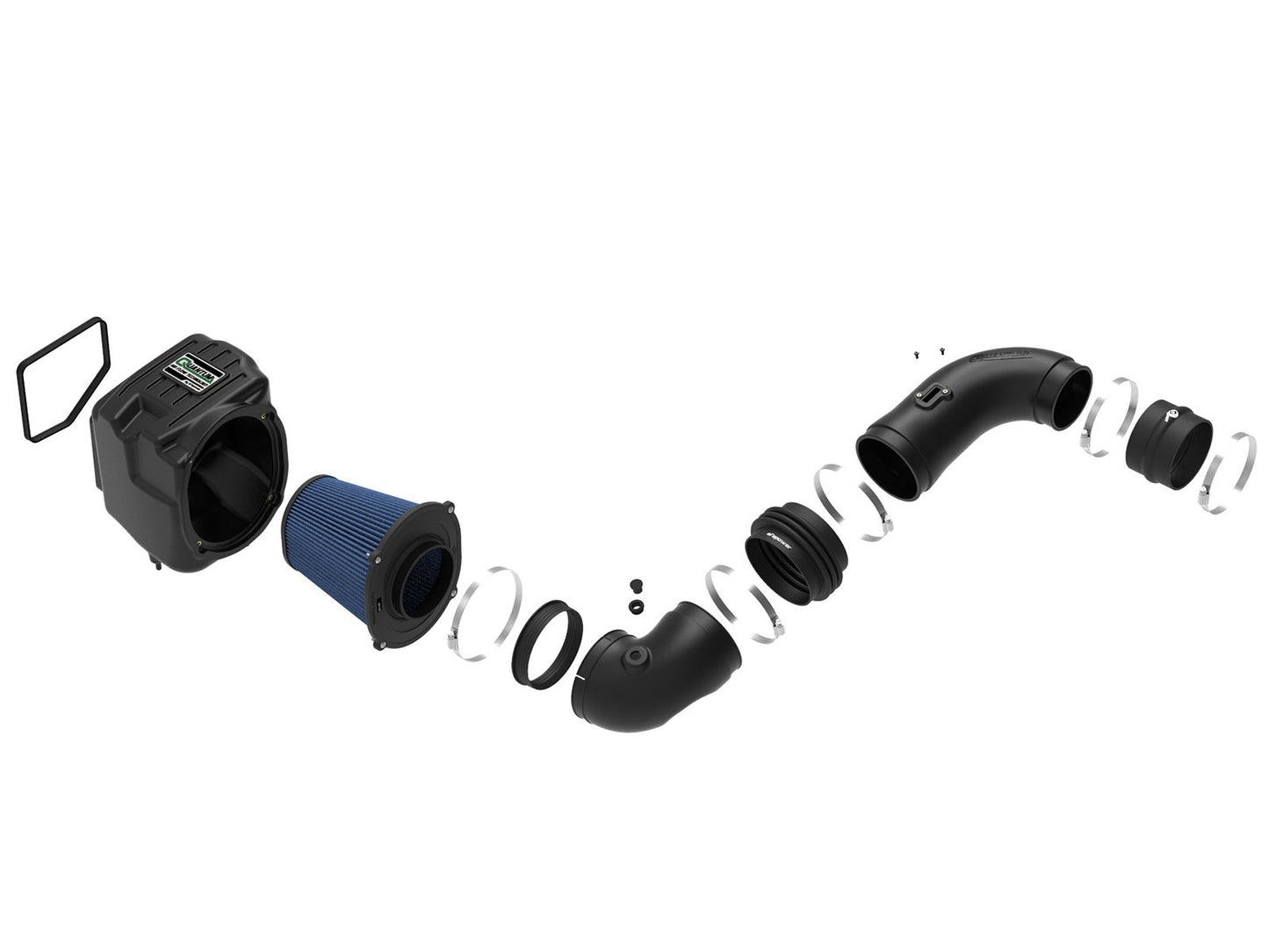 Afe Power Air Induction System - Quantum - Reusable Oiled Filter - Plastic - Black - GM Duramax - GM Fullsize Truck