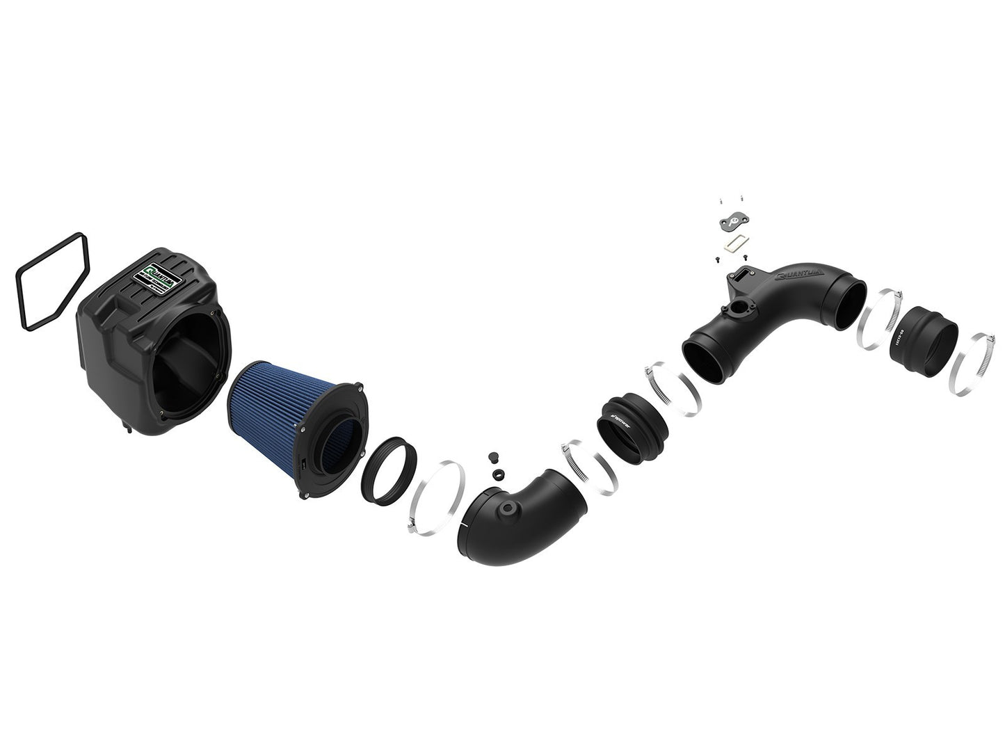 Afe Power Air Induction System - Quantum - Reusable Oiled Filter - Plastic - Black - GM Duramax - GM Fullsize Truck