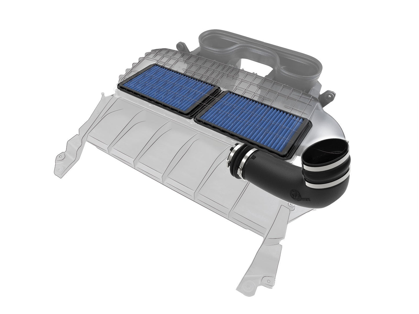 Afe Power Air Induction System - Super Stock - Reusable Oiled Filter - Plastic - Black - TRX - Mopar Gen III Hemi -