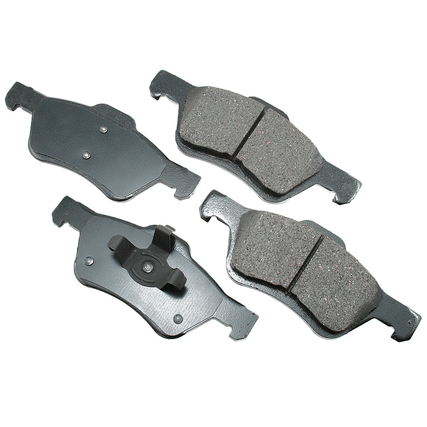 Akebono Brake Corporation Brake Pads - ProAct Ultra-Premium - Front - 15 mm Thick - Ford Compact Truck 2005-10 - Set