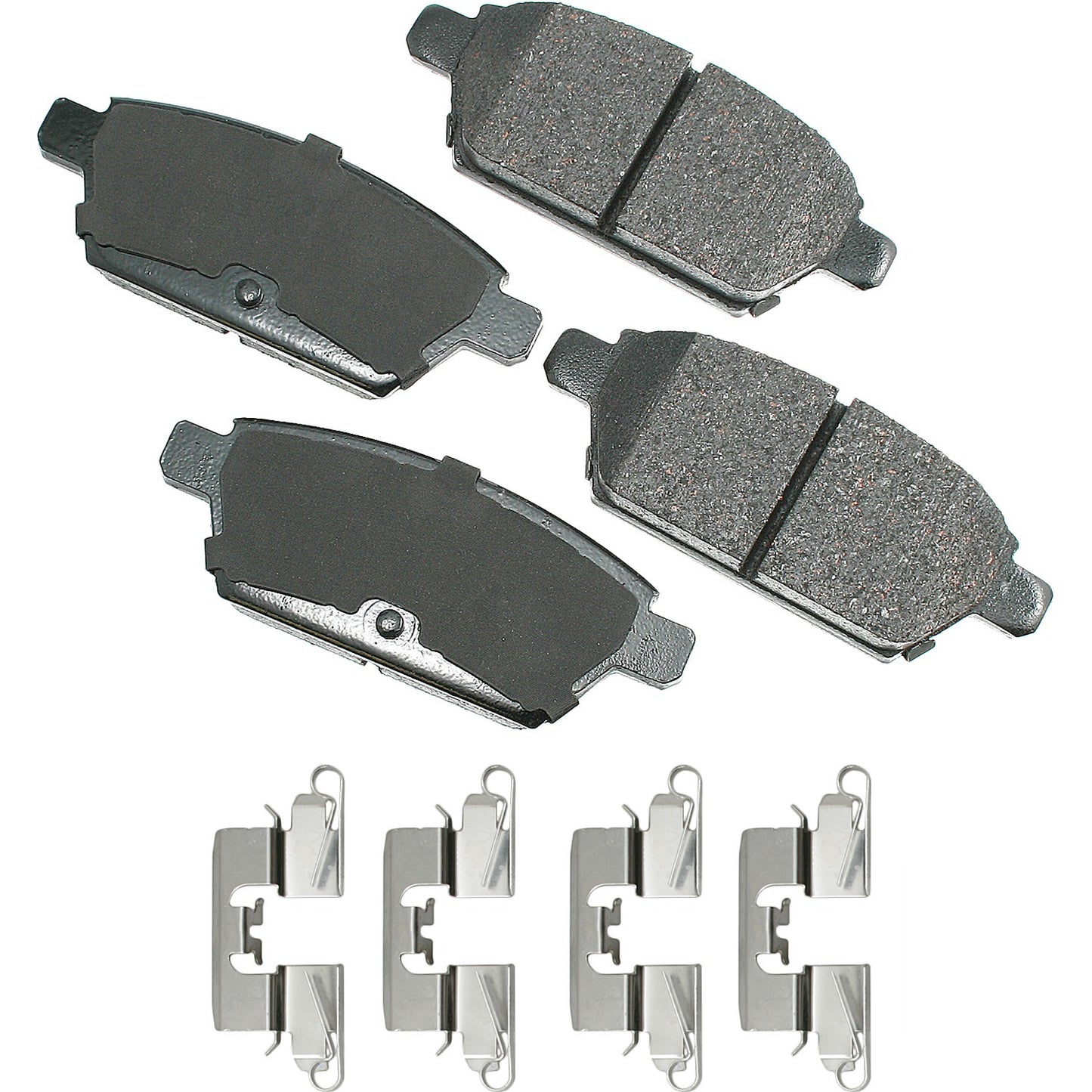 Akebono Brake Corporation Brake Pads - ProAct Ultra-Premium - Rear - 14.4 mm Thick - Ford / Lincoln / Mercury / Mazda