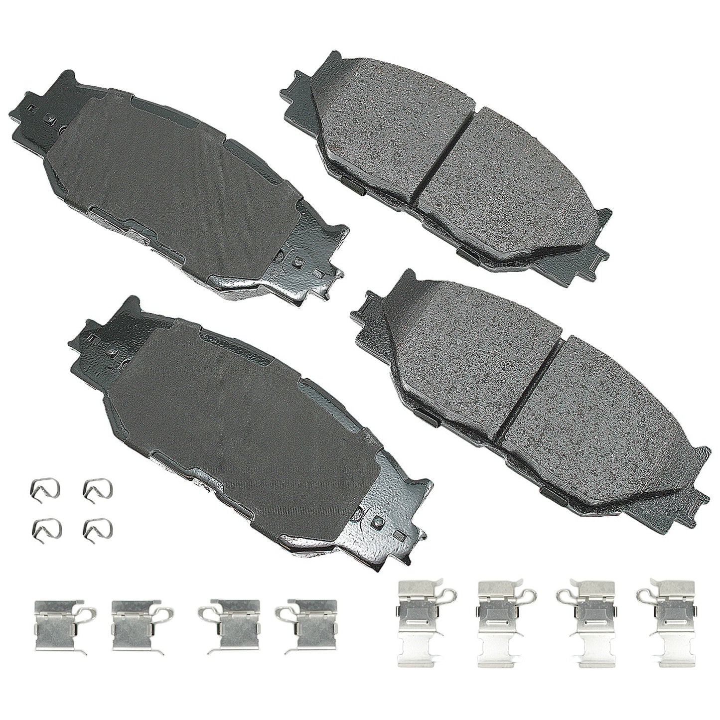 Akebono Brake Corporation Brake Pads - ProAct Ultra-Premium - Front - Lexus IS250 2006-15 - Set of 4