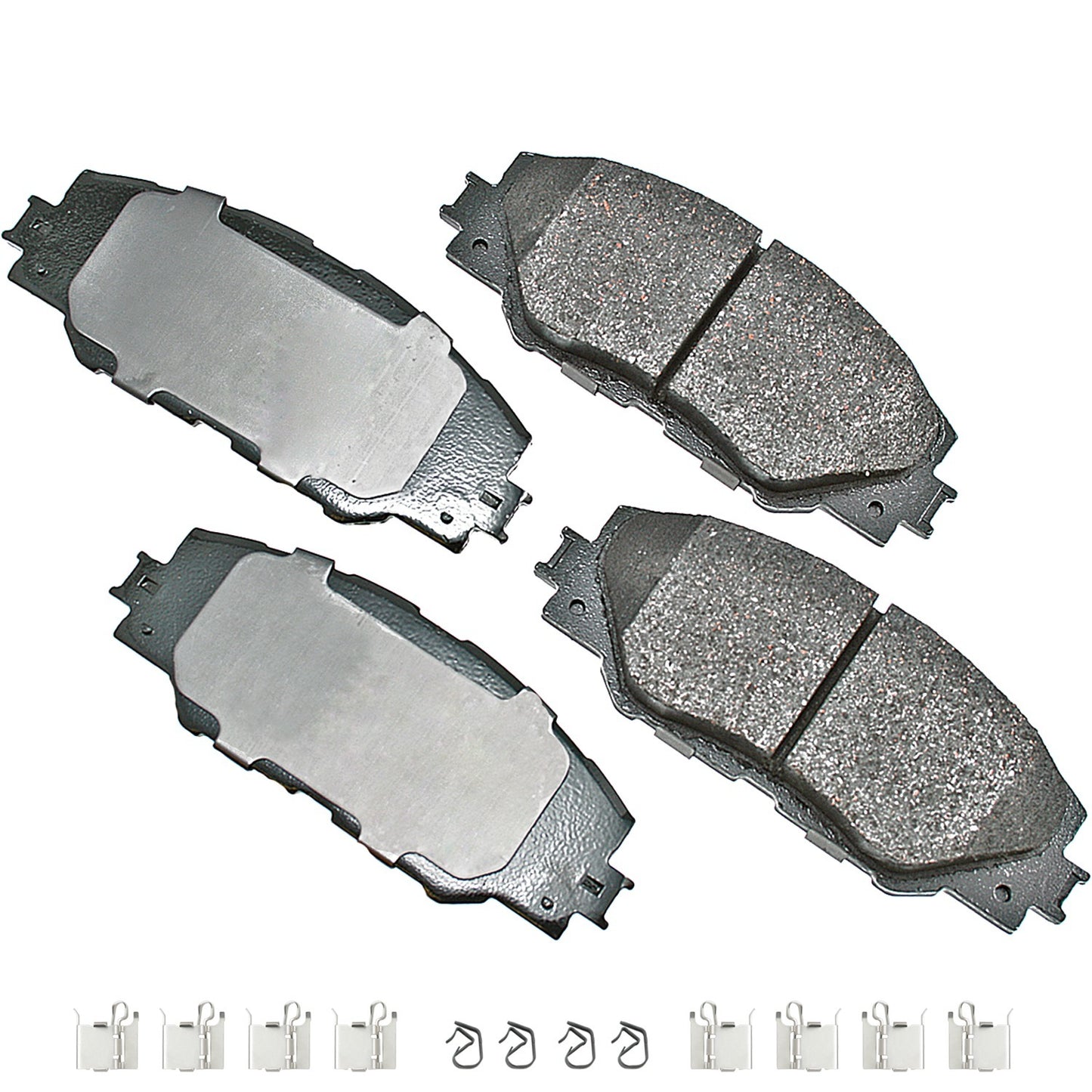 Akebono Brake Corporation Brake Pads - ProAct Ultra-Premium - Front - Toyota / Scion / Pontiac 2006-20 - Set of 4