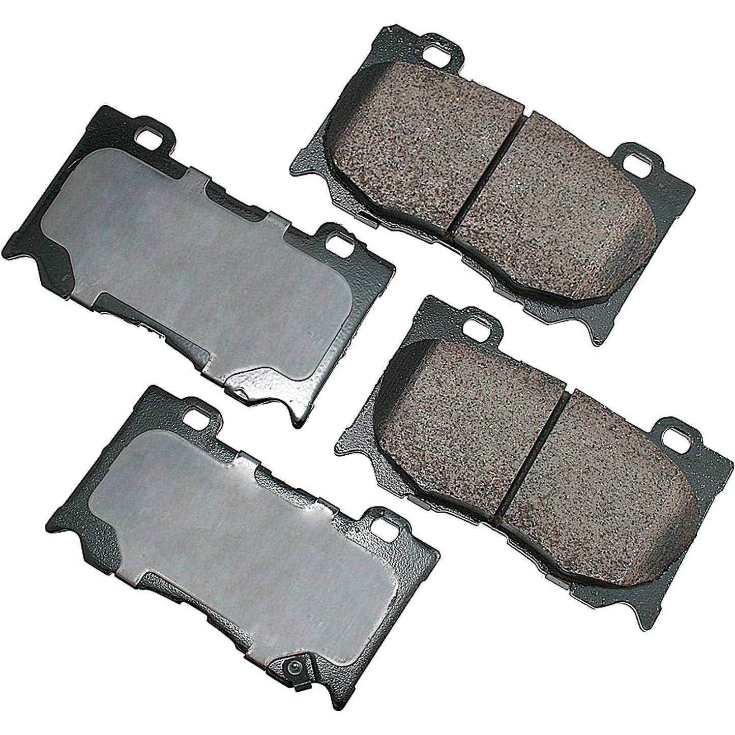 Akebono Brake Corporation Brake Pads - ProAct Ultra-Premium - Front - 15.9 mm Thick - Infiniti FX50 2009-13 / G37