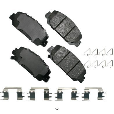 Akebono Brake Corporation Brake Pads - ProAct Ultra-Premium - Front - Hardware Included - Honda CR-V 2017-24 - Set of 4