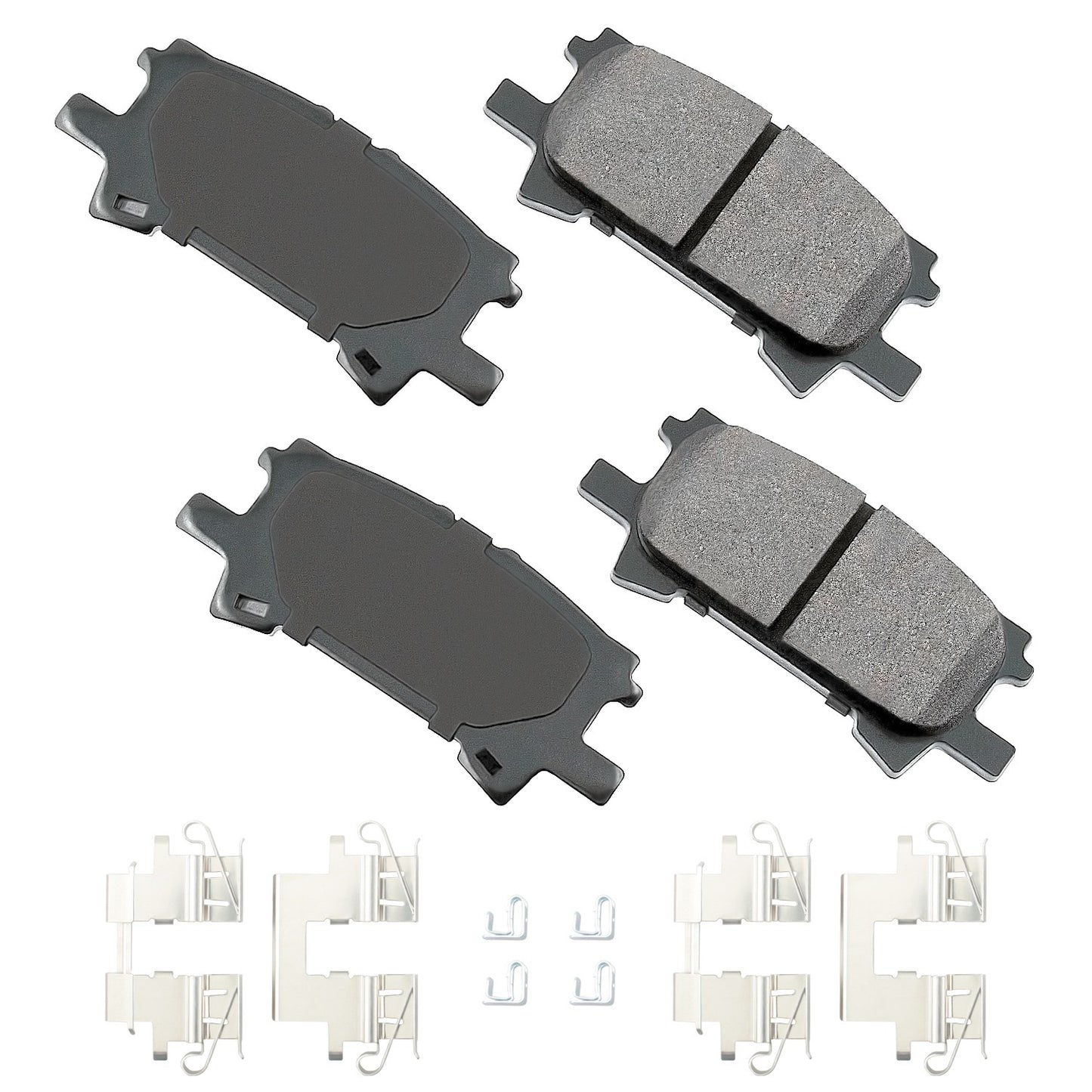 Akebono Brake Corporation Brake Pads - ProAct Ultra-Premium - Front - Lexus RX 2004-09 - Set of 4