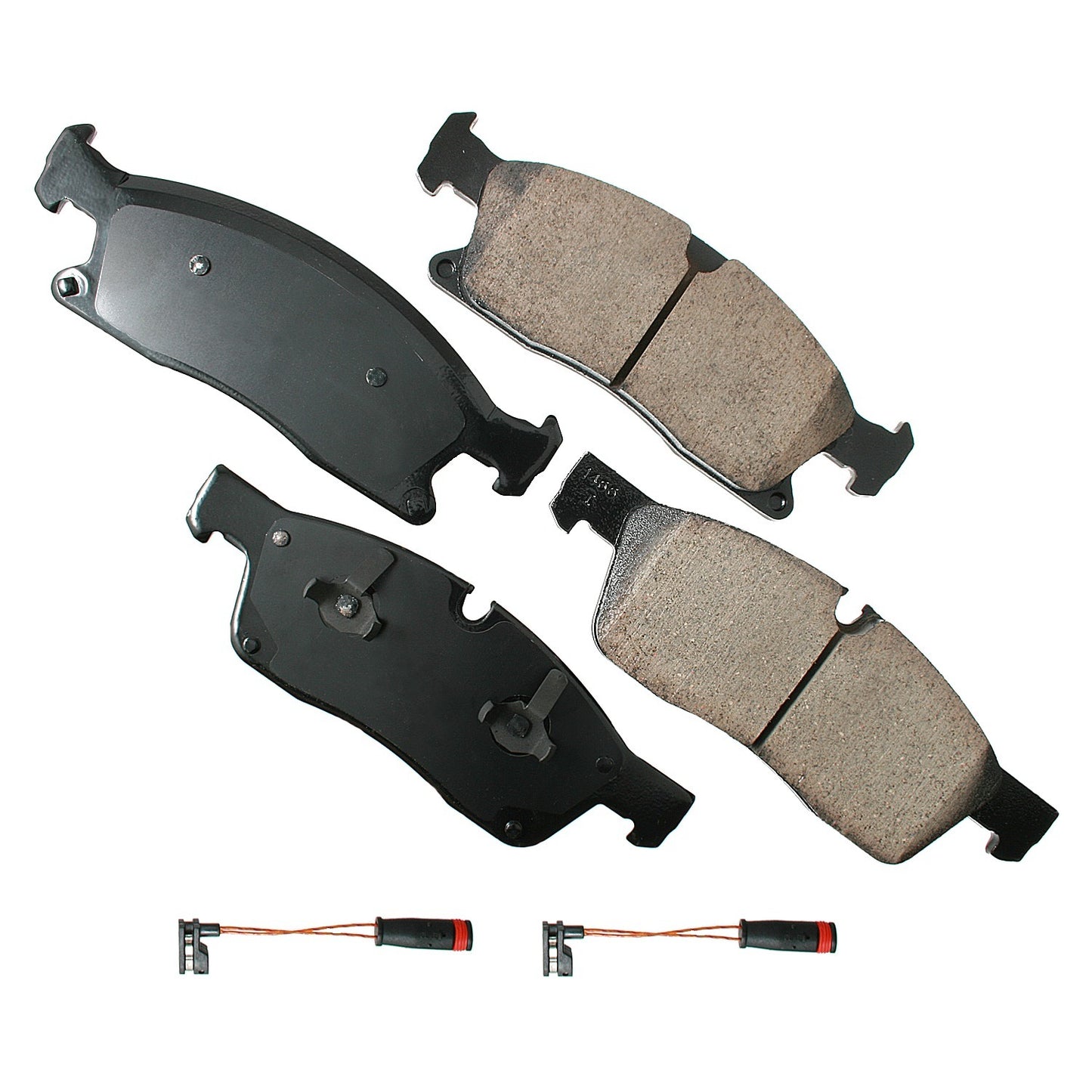 Akebono Brake Corporation Brake Pads - Euro Ultra-Premium - Front - Mercedes Benz 2012-2019 - Set of 4