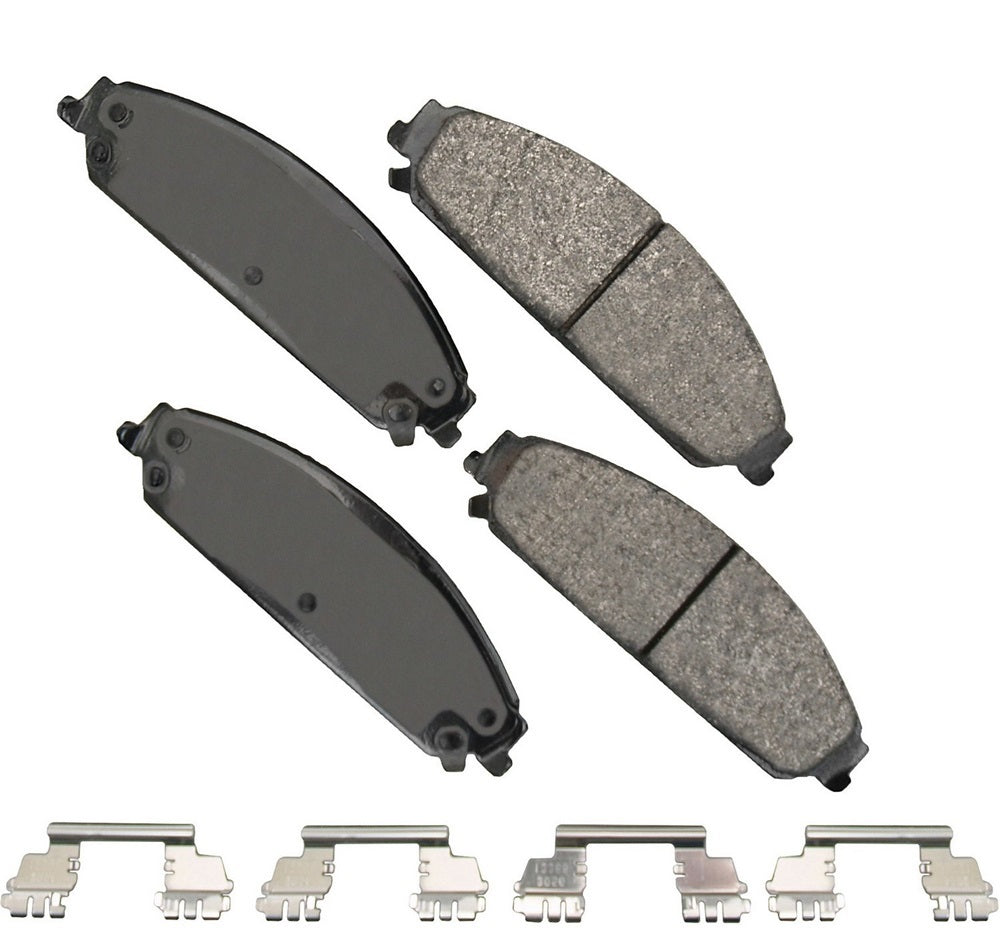 Akebono Brake Corporation Brake Pads - Severe Duty - Front - Dodge Charger 2006-21 - Set of 4