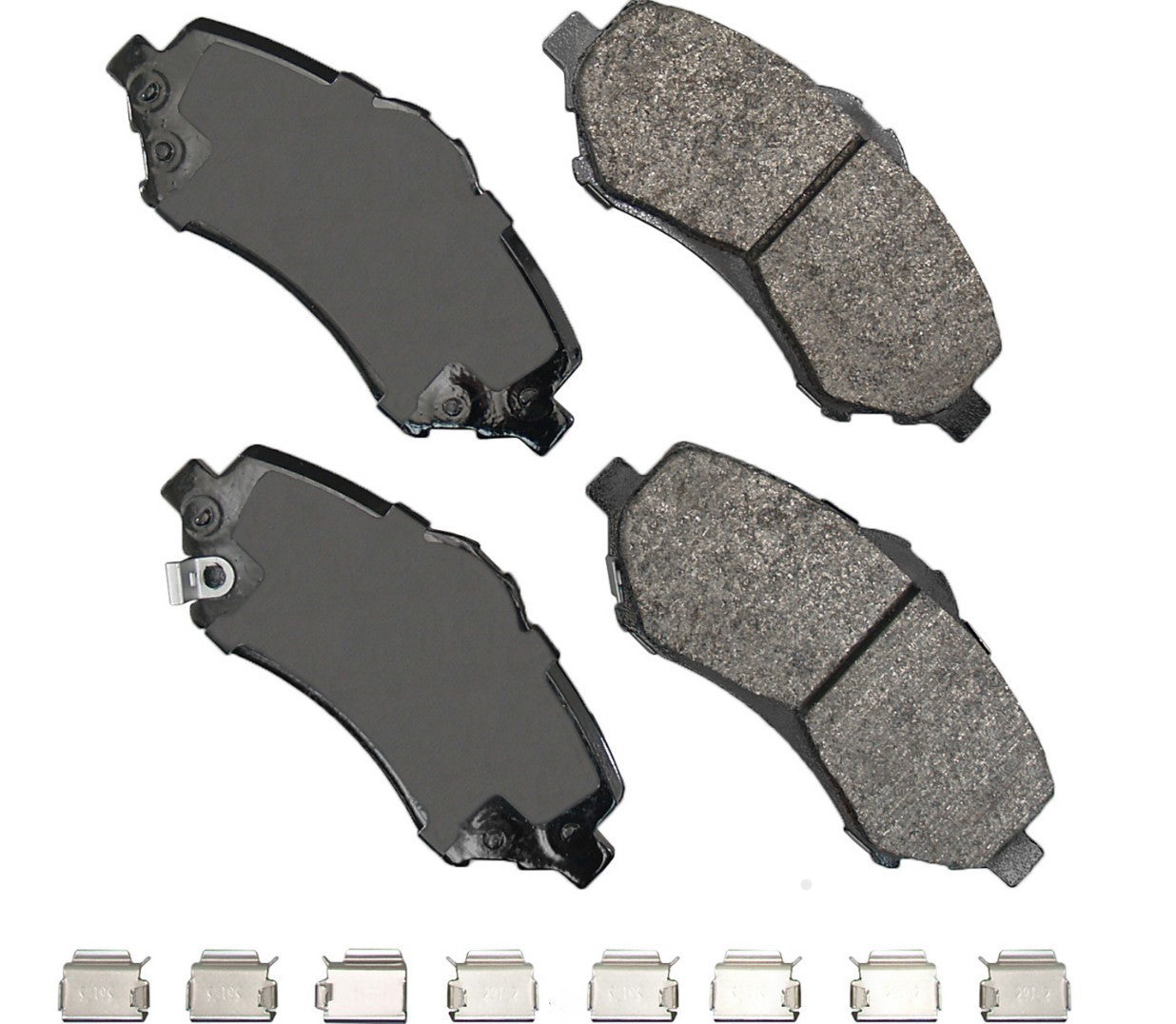 Akebono Brake Corporation Brake Pads - Severe Duty - Front - Ram Fullsize Truck 2012-15 - Set of 4