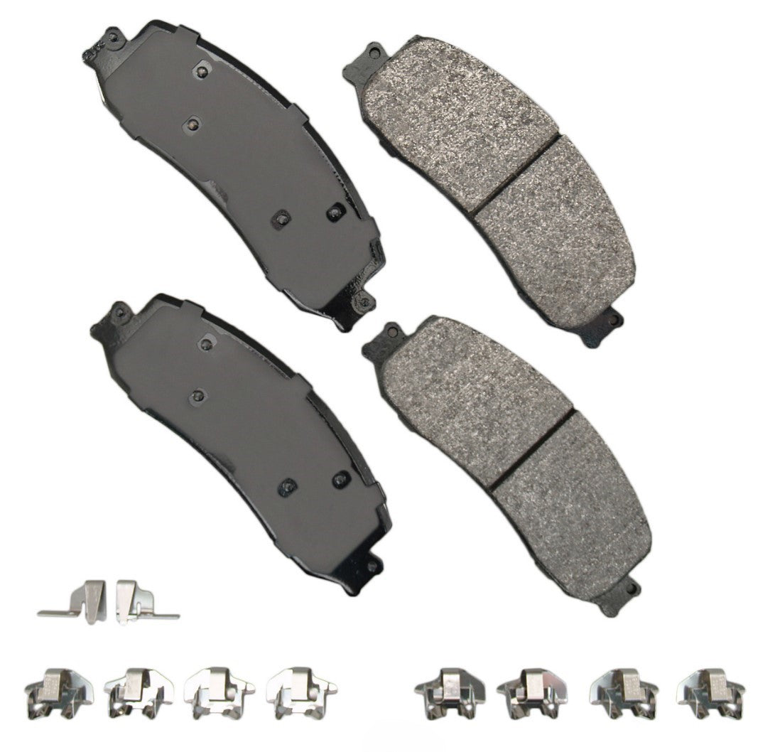 Akebono Brake Corporation Brake Pads - Severe Duty - Front - Ford Fullsize Truck 2008-12 - Set of 4