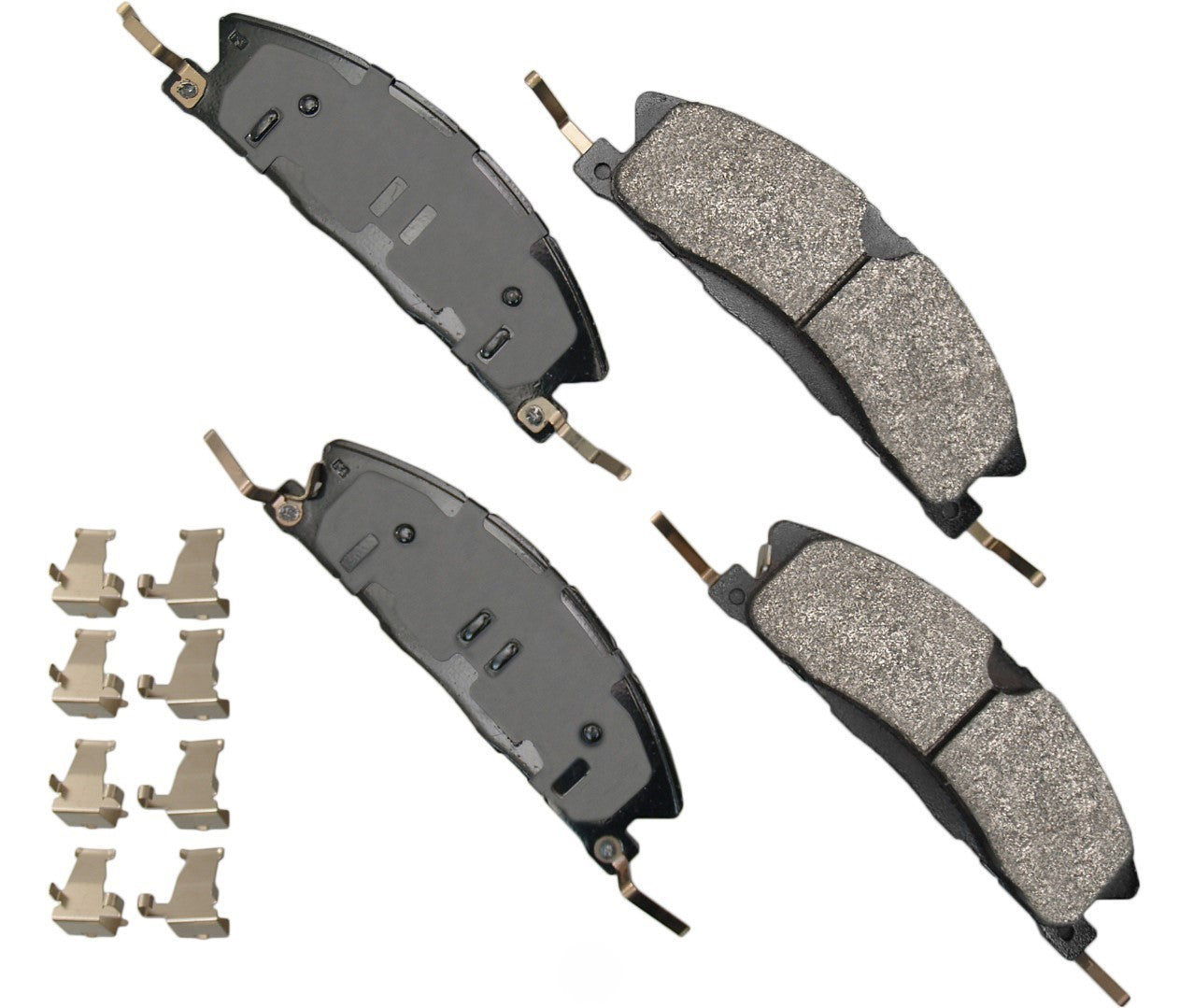 Akebono Brake Corporation Brake Pads - Severe Duty - Front - Ford Fullsize Car 2013-19 - Set of 4