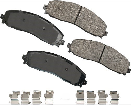 Akebono Brake Corporation Brake Pads - Severe Duty - Rear - Ford Fullsize Truck 2013-24 - Set of 4