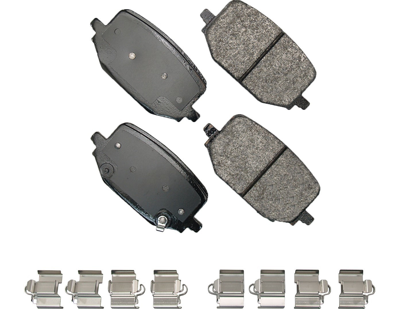 Akebono Brake Corporation Brake Pads - Severe Duty - Rear - Ford Fullsize SUV 2020-24 - Set of 4