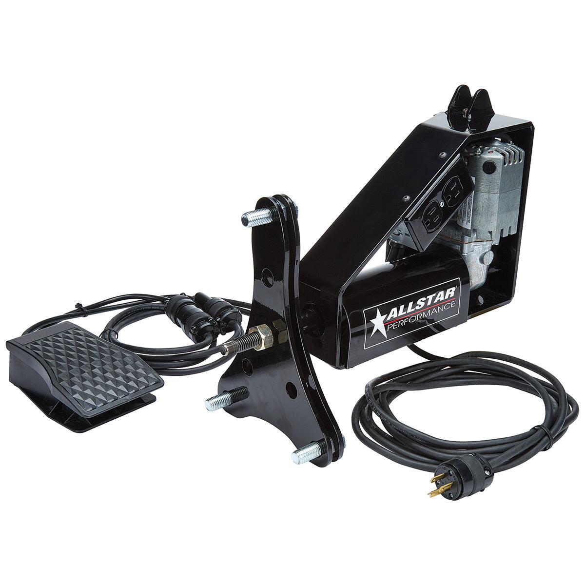Allstar Performance Tire Prep Stand Motor - 110V - 4.5 RPM - Foot Pedal - Allstar Electric Tire Prep Stand - Kit