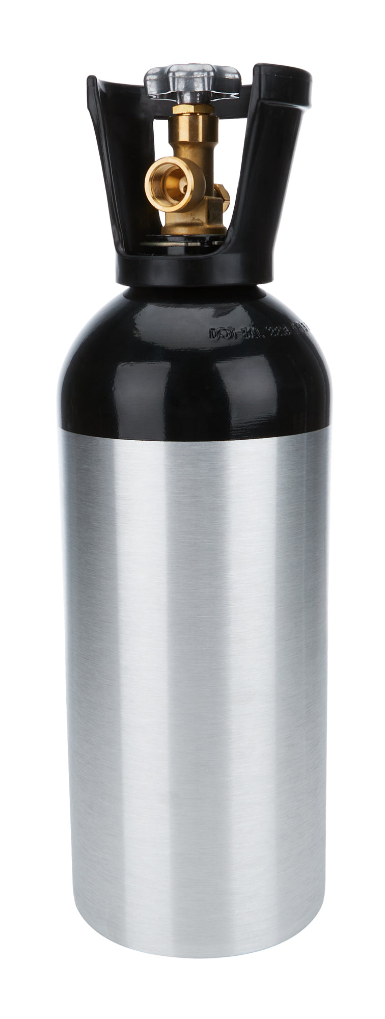 Allstar Performance Compressed Nitrogen Tank - Portable - 2200 lbs - 6.9 in Diameter - 21 in Tall - Aluminum - Natural