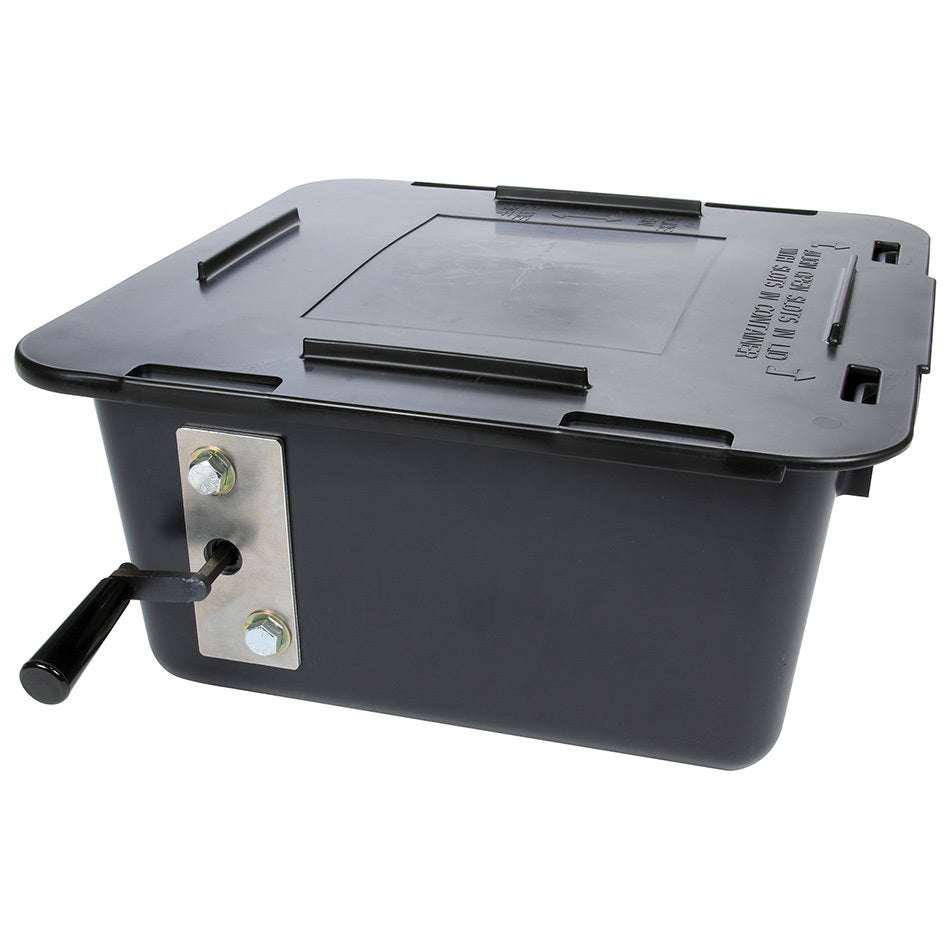 Allstar Performance Drain Pan - Pump - 14 qt - 16 in Square - 7 in Deep - Plastic - Black - Each