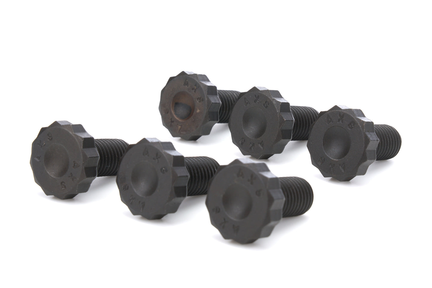 Allstar Performance Flywheel Bolt Kit - 11 mm x 1.5 Thread - 0.880 in Long - 12 Point Head - Steel - Black Oxide - Set