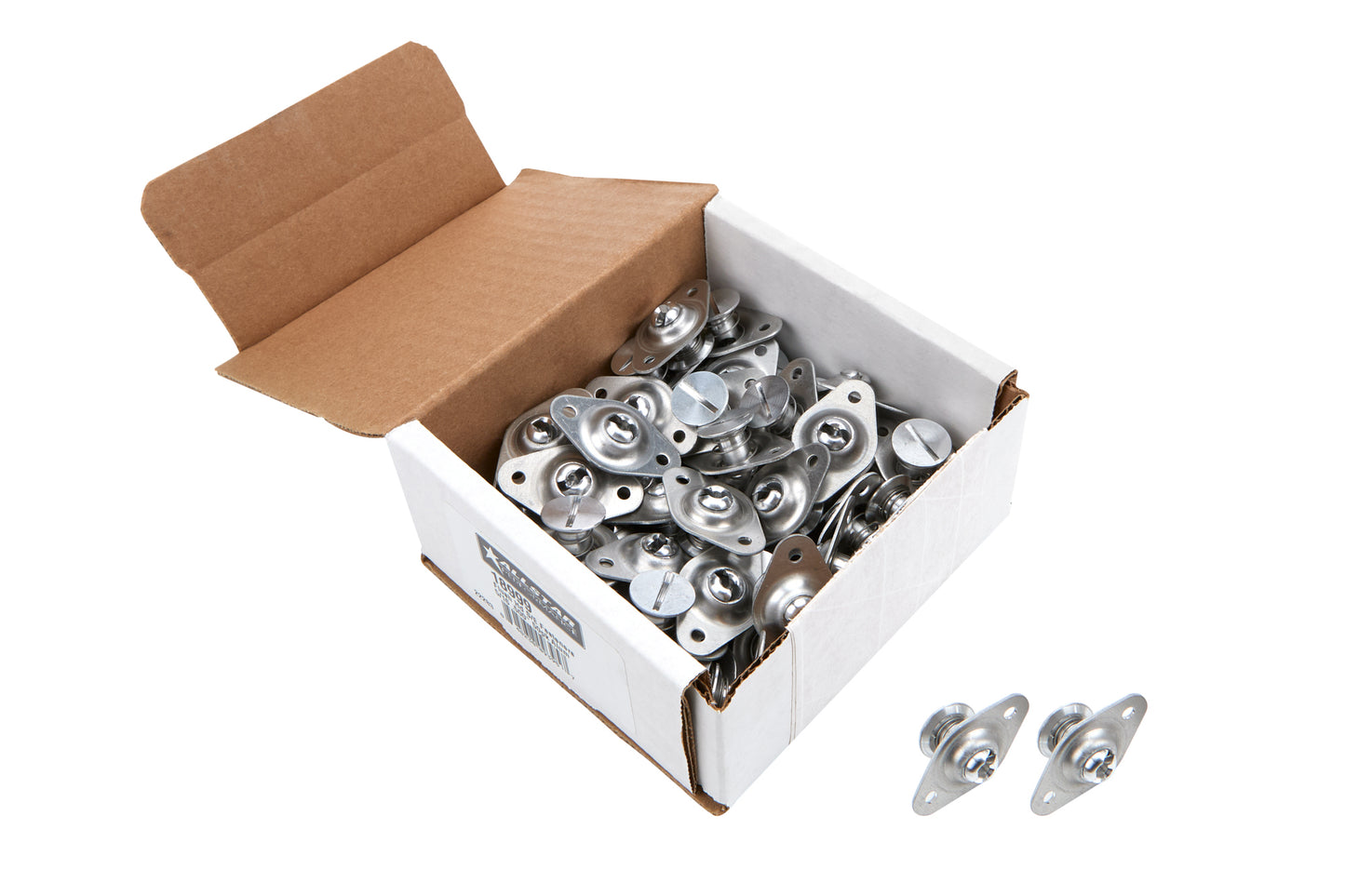 Allstar Performance Quick Turn Fastener - Self Ejecting - Flush Head - Slotted - 5/16 x 0.500 in Body - Aluminum -