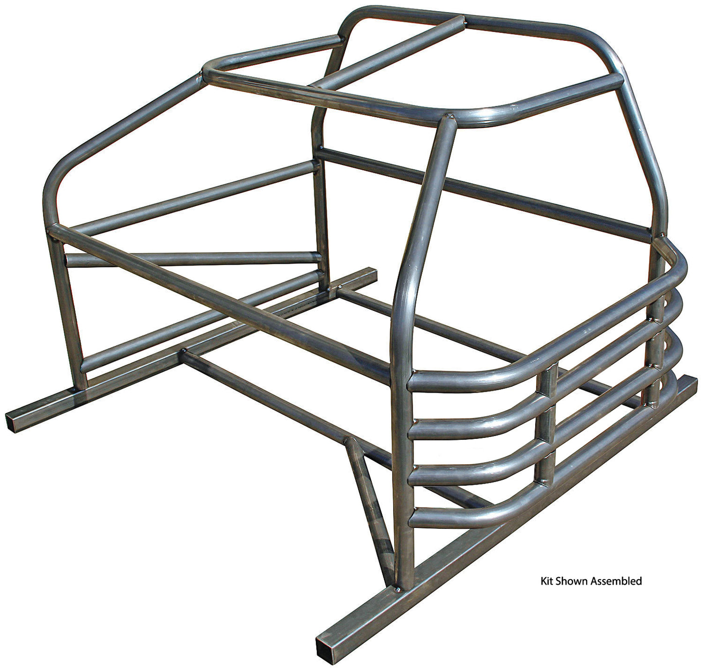Allstar Performance Roll Cage - Mini Enduro - 4-Point - Weld-On - 1.75 in Diameter - 0.095 in Wall - Steel - Natural -